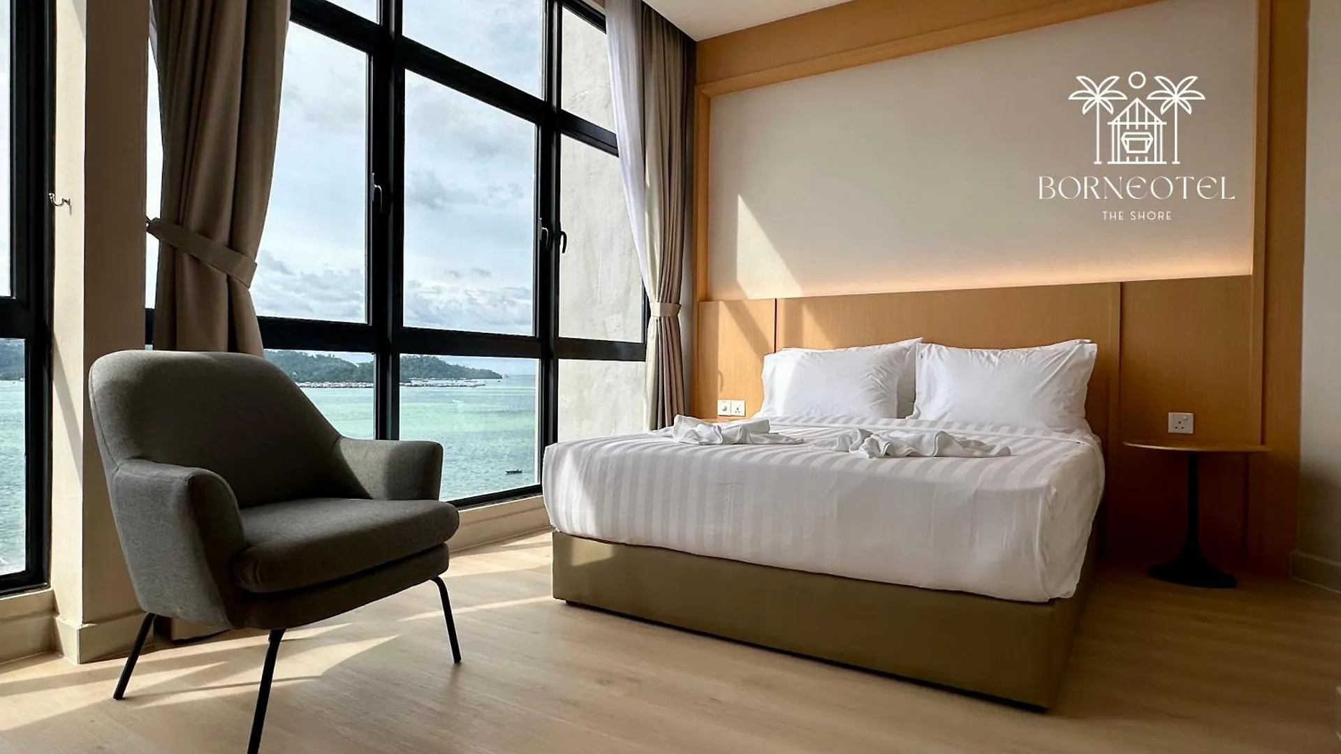 アパートホテル Borneotel The Shore Kk By Chg コタキナバル マレーシア